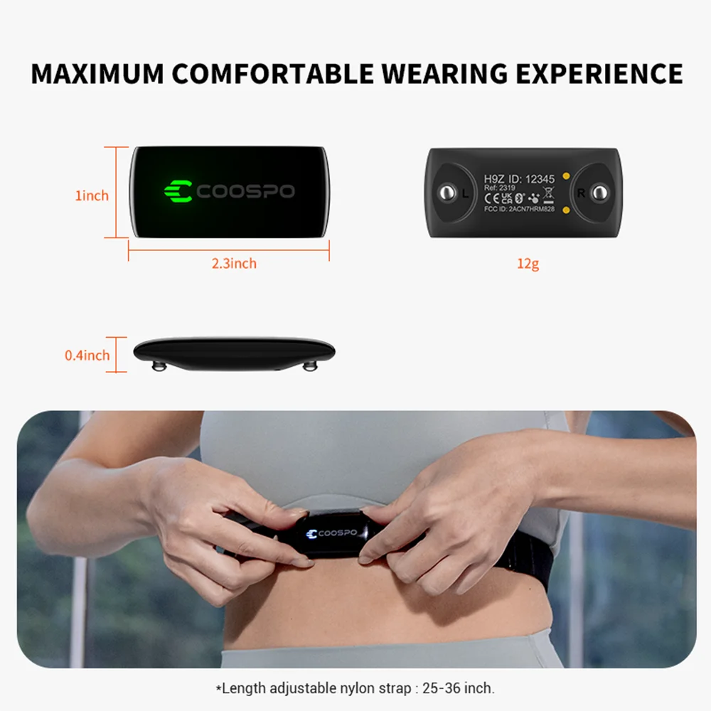 COOSPO H9Z gives maximum comfort while using experience