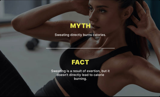 Fitness myth about sweating and fat loss during workouts