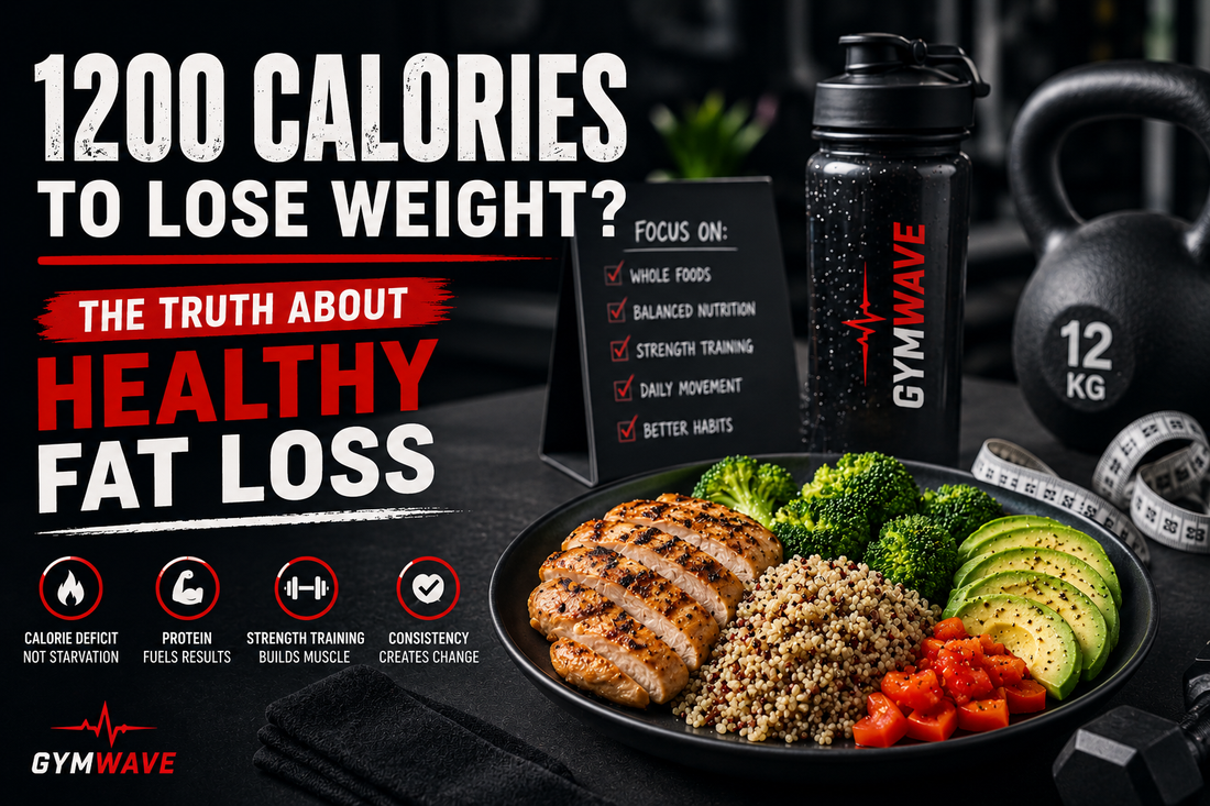 Person eating a healthy balanced meal while tracking calories for sustainable weight loss.