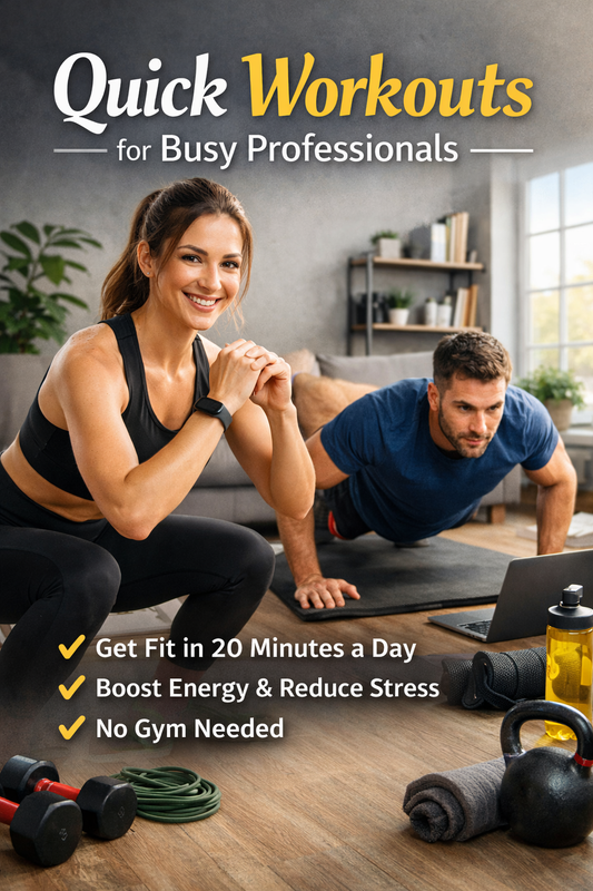 quick workouts for busy professionals at home