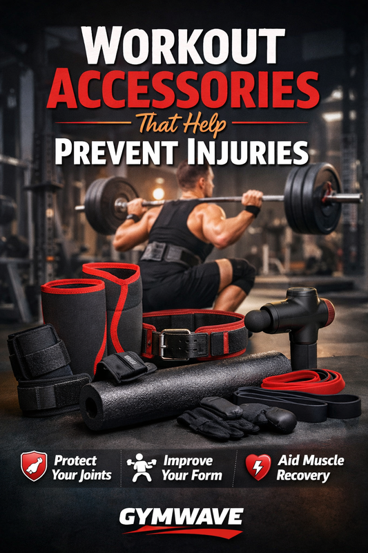 GymWave workout accessories highlighting joint protection, proper form, and muscle recovery.