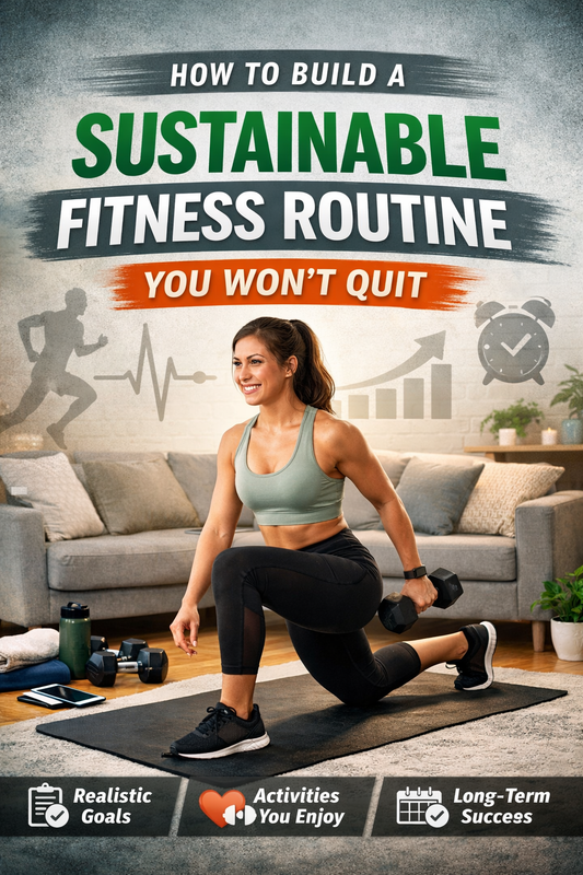 how to build a sustainable fitness routine at home
