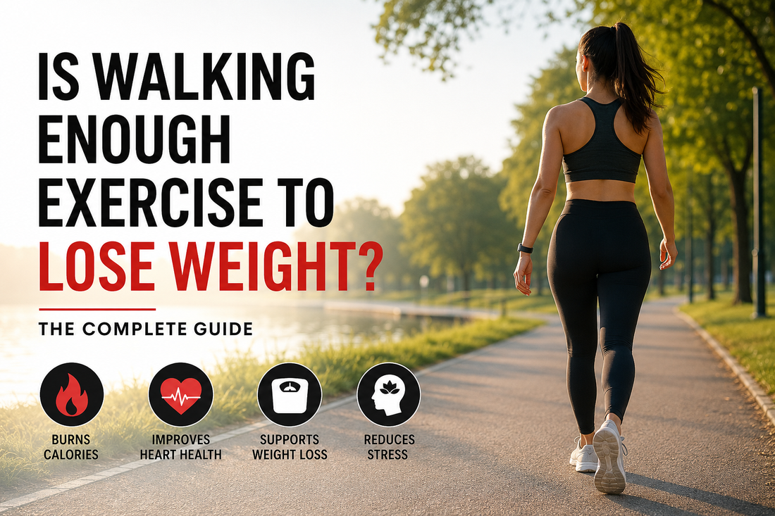 Person walking outdoors for weight loss and daily fitness exercise