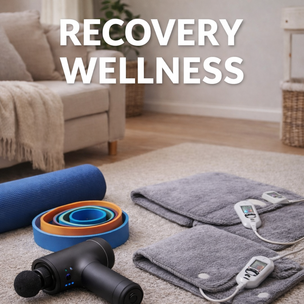 Recovery and wellness collection for muscle relief, relaxation, and post workout care.