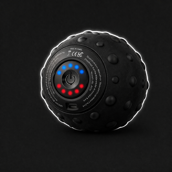 5 speed vibration massage ball for deep muscle recovery, pain relief and post workout relaxation