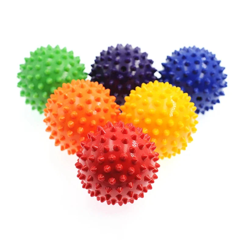 Set of 7cm Hard Spiked Massage Balls for deep tissue massage