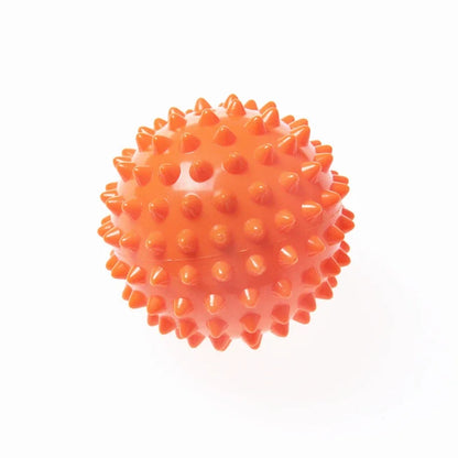 Orange 7cm Hard Spiked Massage Ball for mobility and stretching