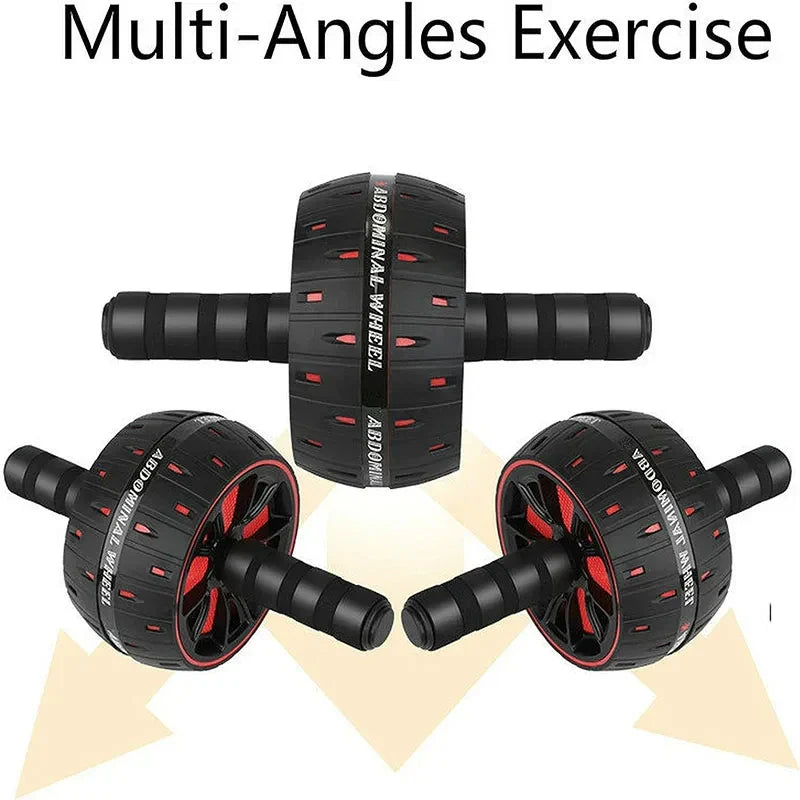 Big Ab roller wheel for a comfortable workout at home