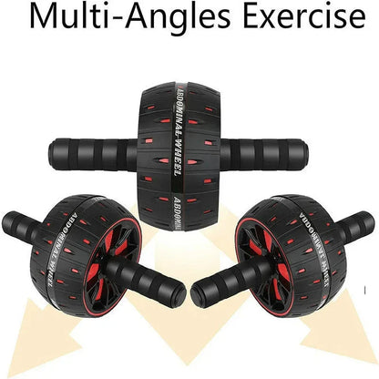 Big Ab roller wheel for a comfortable workout at home