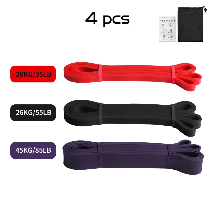 4pcs resistance bands
