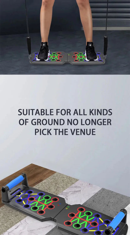 Portable pushup board for all kinds of ground