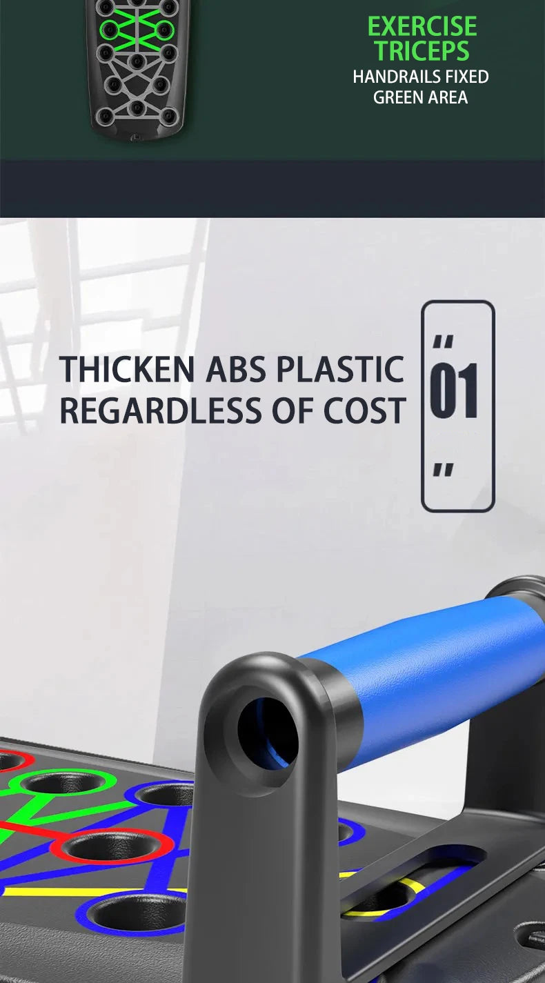 Push-up board with thicken handles