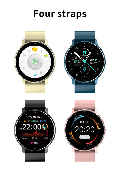 Four different straps smartwatch
