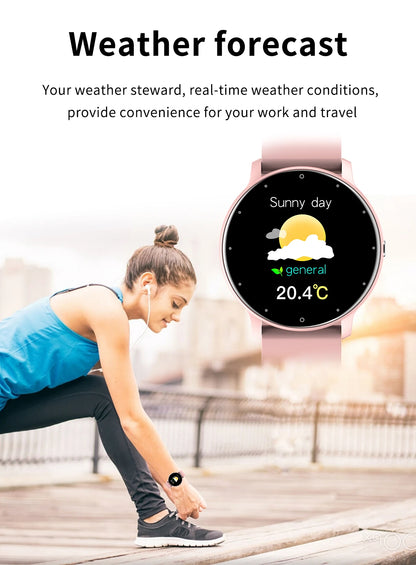 Watch the weather forecast with our smartwatch