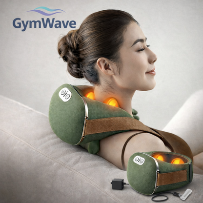 GymWave heated neck and shoulder massager with deep kneading