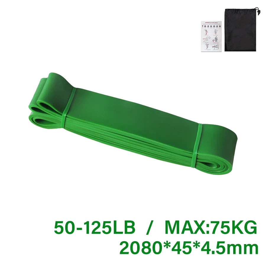 Green resistance band up to 75kg 