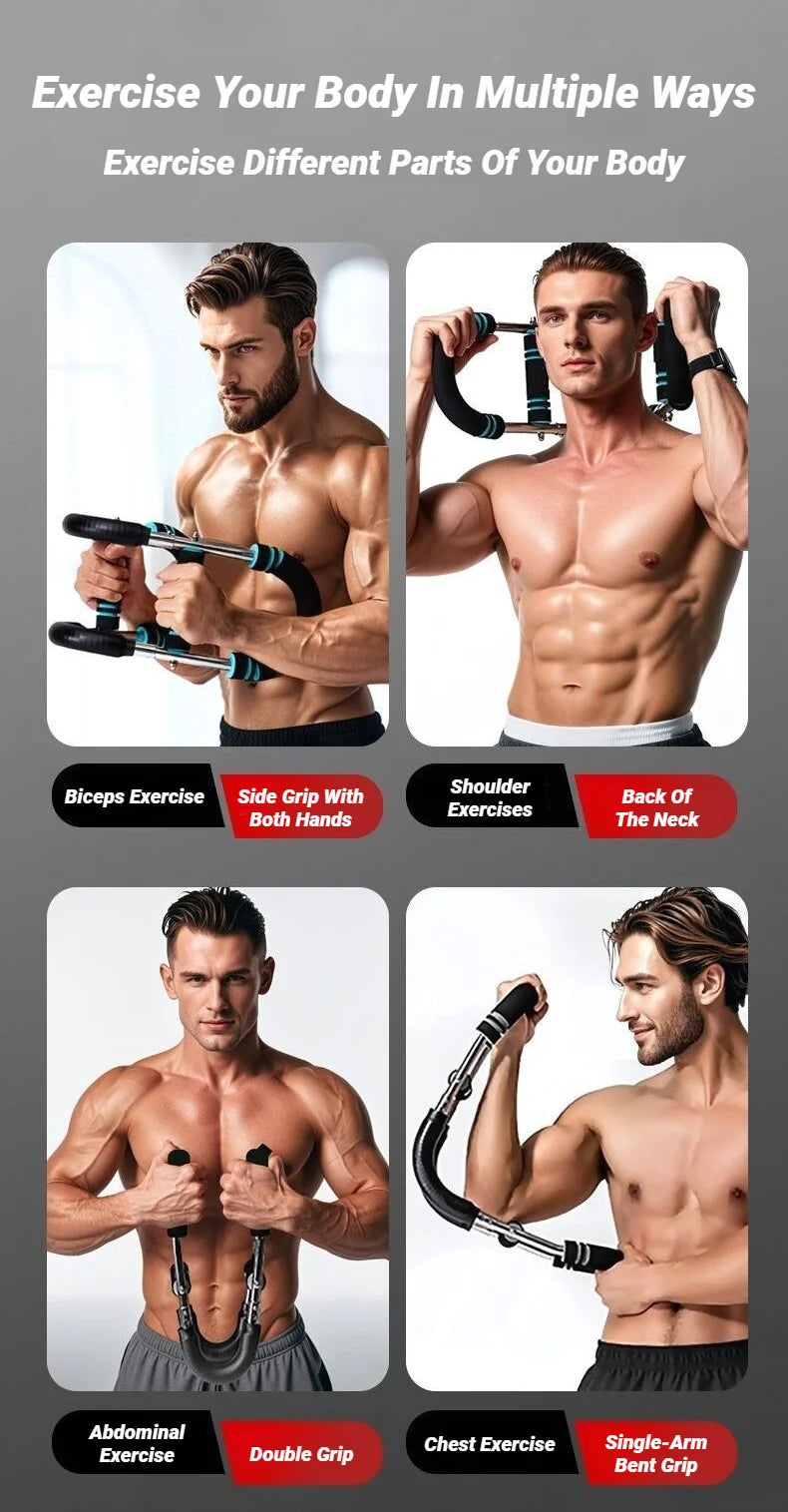 Arm exercise to be used in different ways to grow different muscles