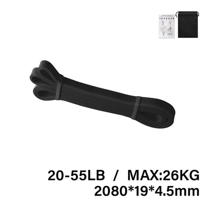 Heavy-duty latex resistance band used for workouts up to 26kg