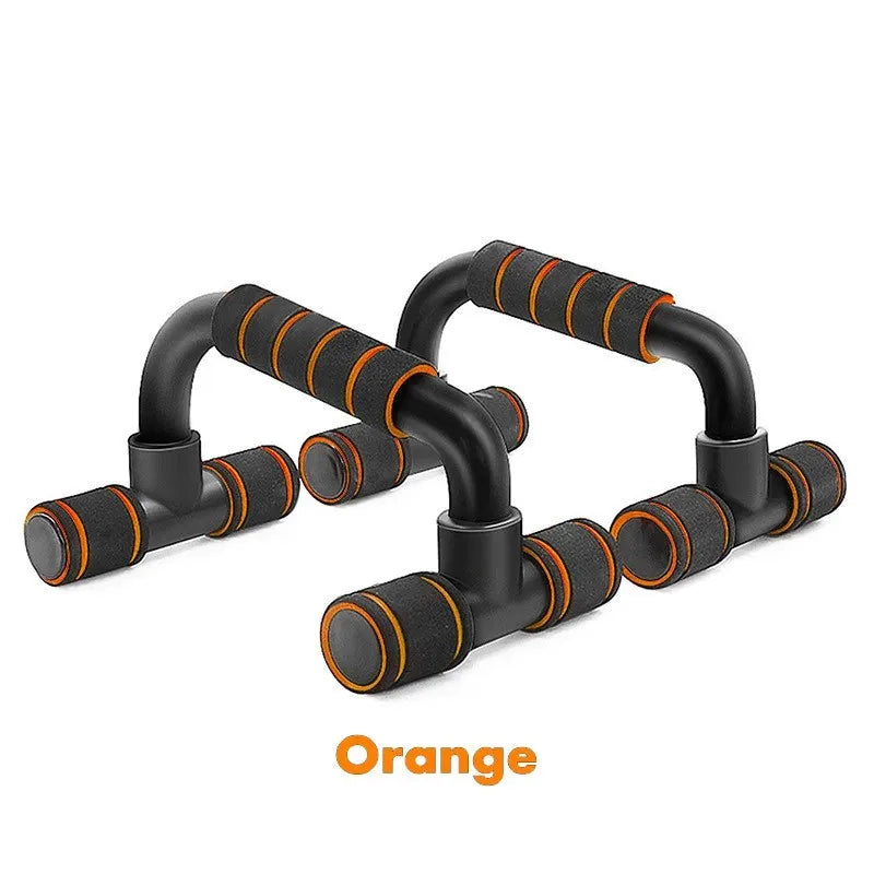Orange U shaped push-up bar