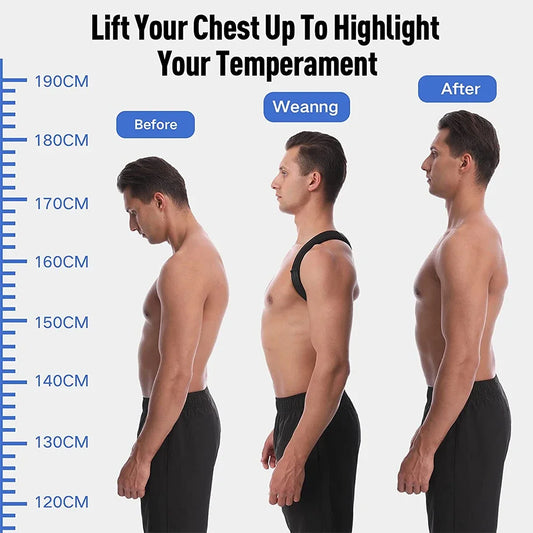 Lift your chest with our posture corrector