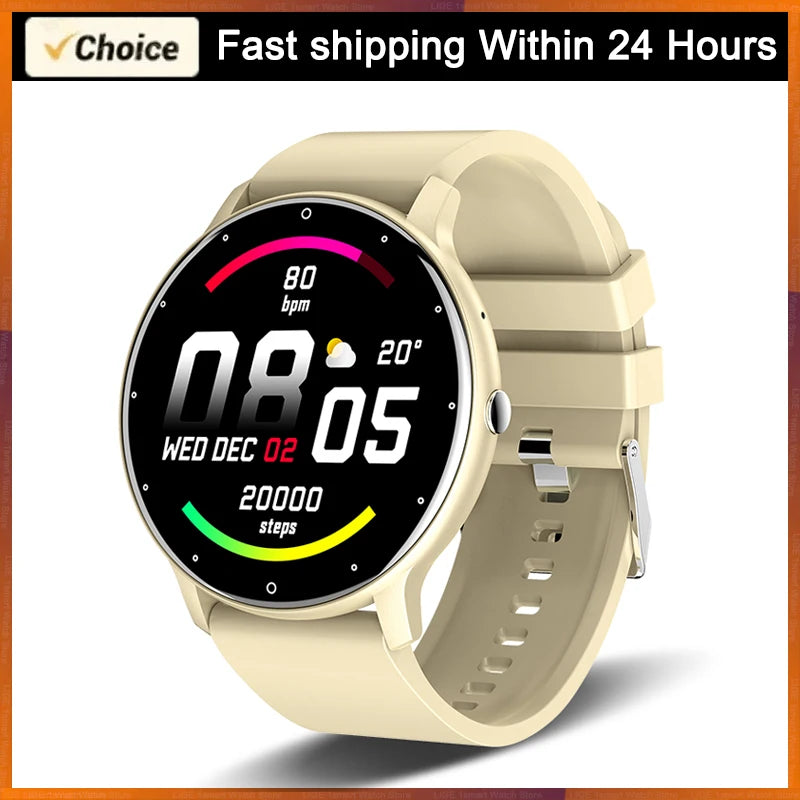 Yellow smartwatch with fast shipping within 24hours