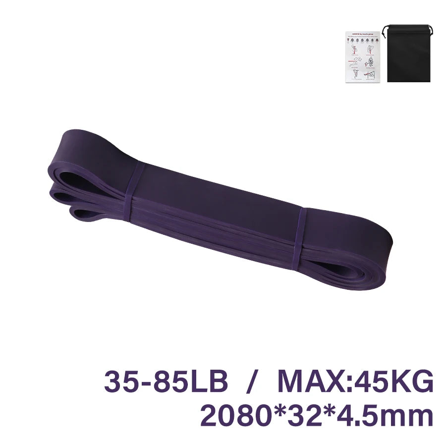 Latex exercise bands up to 45kg max