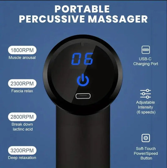 Massage gun portable and different levels 