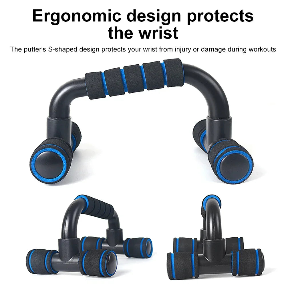 Ergonomic push-up design to protect the wrist