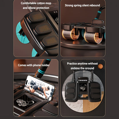 Core strengthening exercise using the Smart Rebound Ab Roller