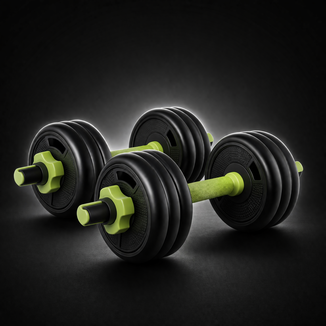 Adjustable dumbbell and barbell set designed for all-in-one home training, allowing easy weight customization for strength exercises, muscle building, and full-body workouts in a compact, versatile fitness system.
