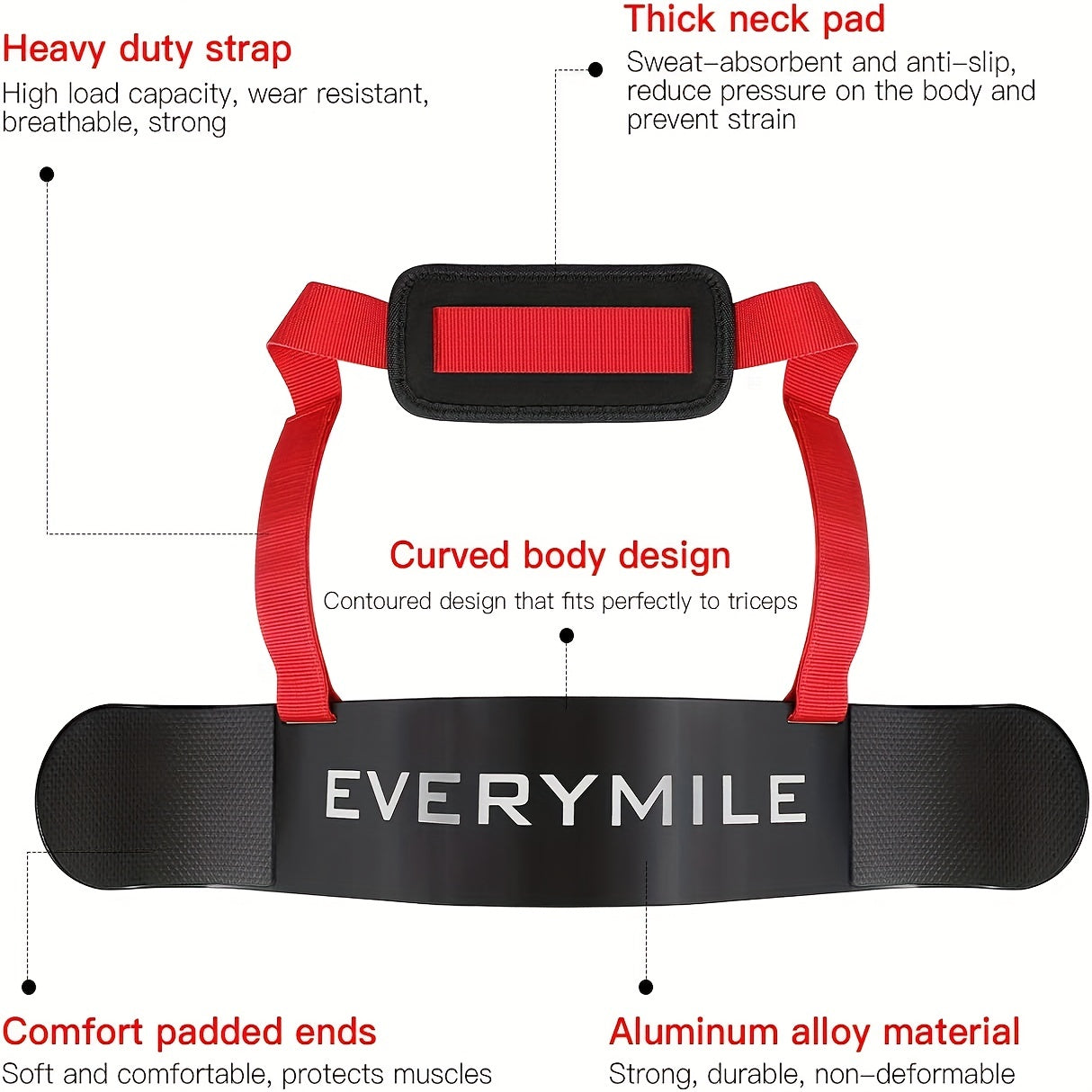 Red Arm Blaster for building stronger, bigger arms at home or gym