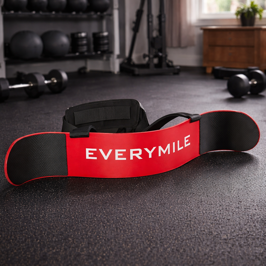 Red Arm Blaster for building stronger, bigger arms at home gym