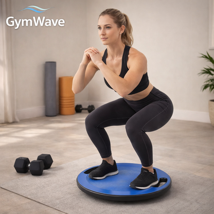 Balance board for home gym core and balance training