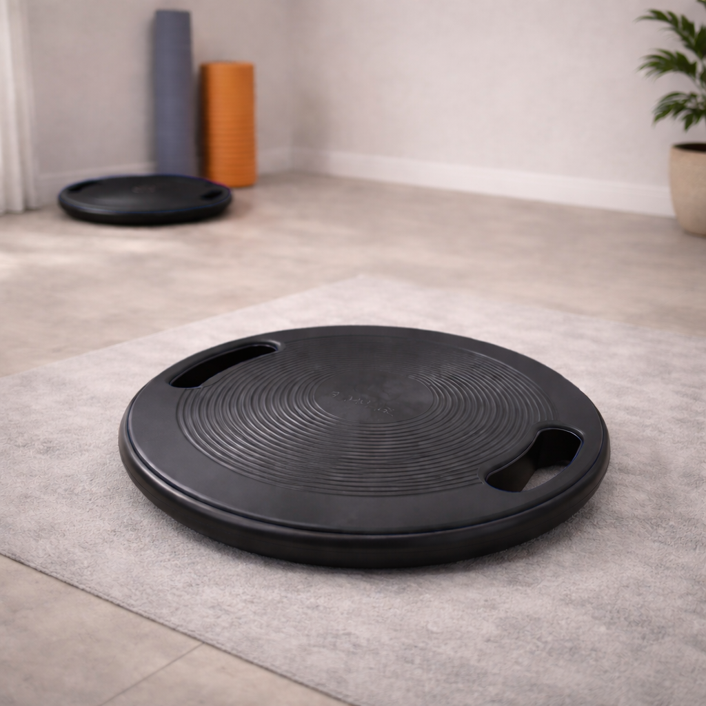 Balance board used for rehab and physical therapy exercises
