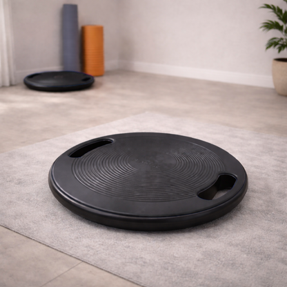 Balance board used for rehab and physical therapy exercises