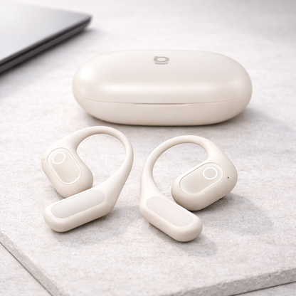 Baseus Eli 2i Fit true wireless earphones in white for high-quality audio