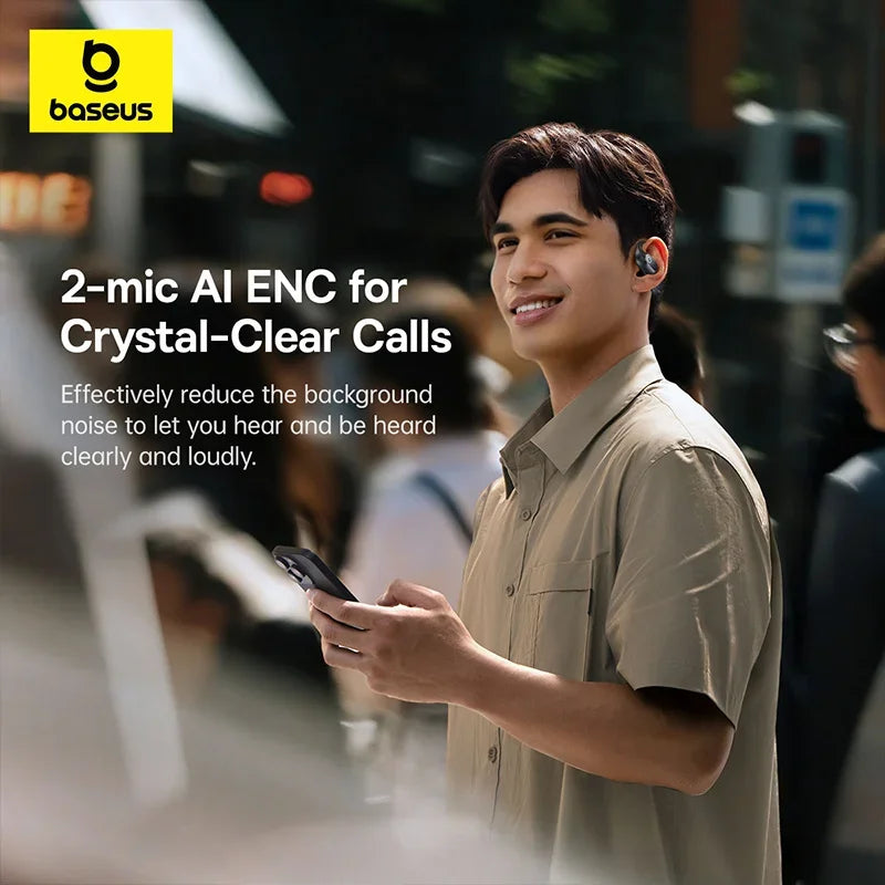 Crystal-Clear Calls feature of Baseus Eli 2i Fit earphones for immersive sound