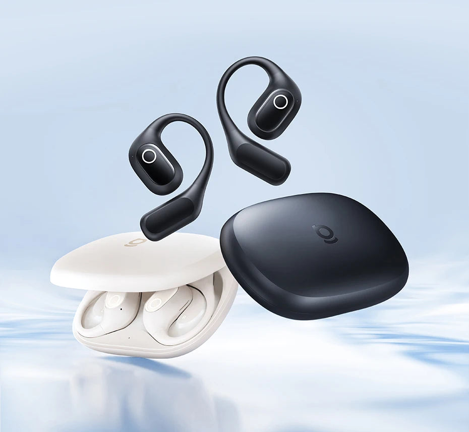 Colors of Baseus Eli 2i Fit earphones highlighting lightweight ergonomic design