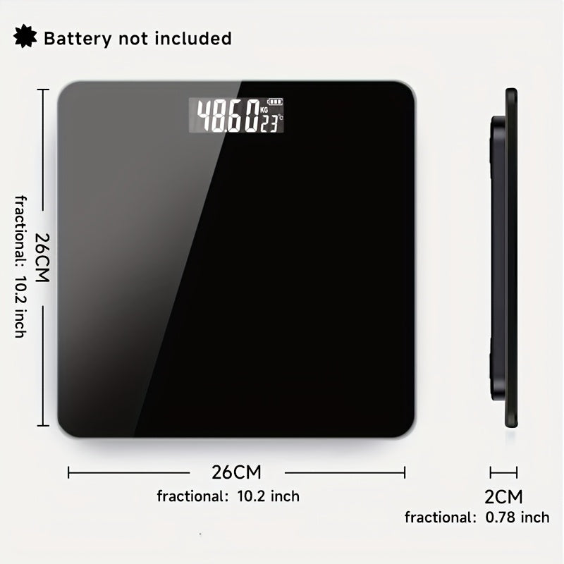Battery powered digital weight scale for home use