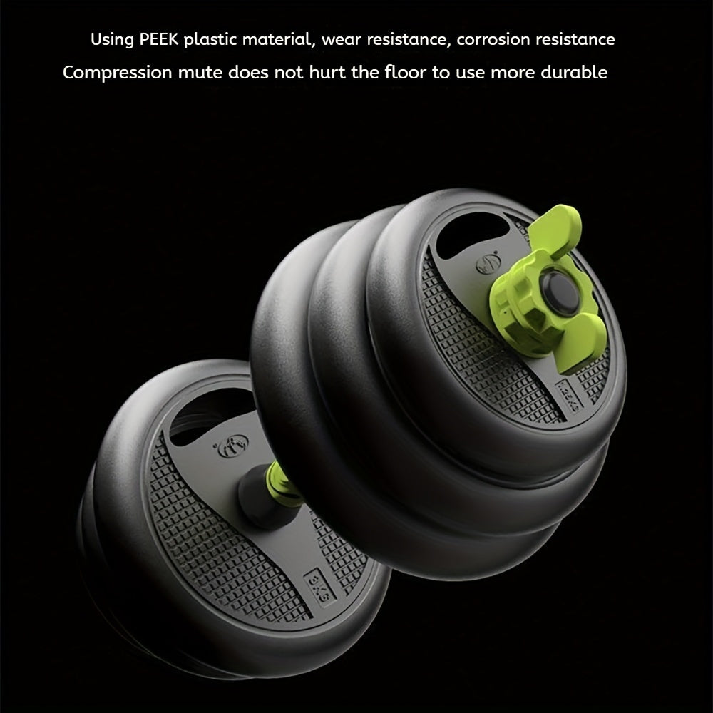 Beginner friendly adjustable dumbbell set for home workouts