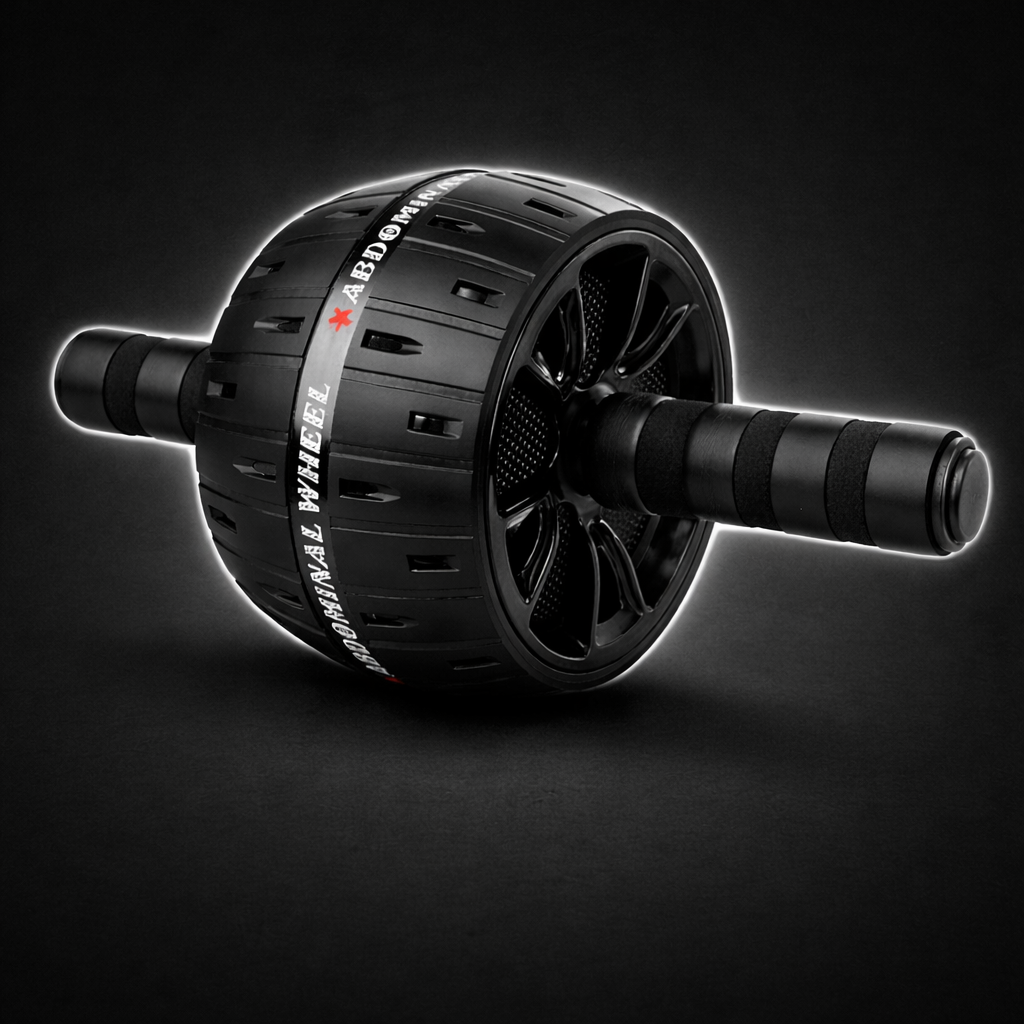 Big ab roller wheel for core and abdominal strength training, heavy-duty design for home workouts