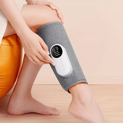single calf massager product view showing compact wireless design