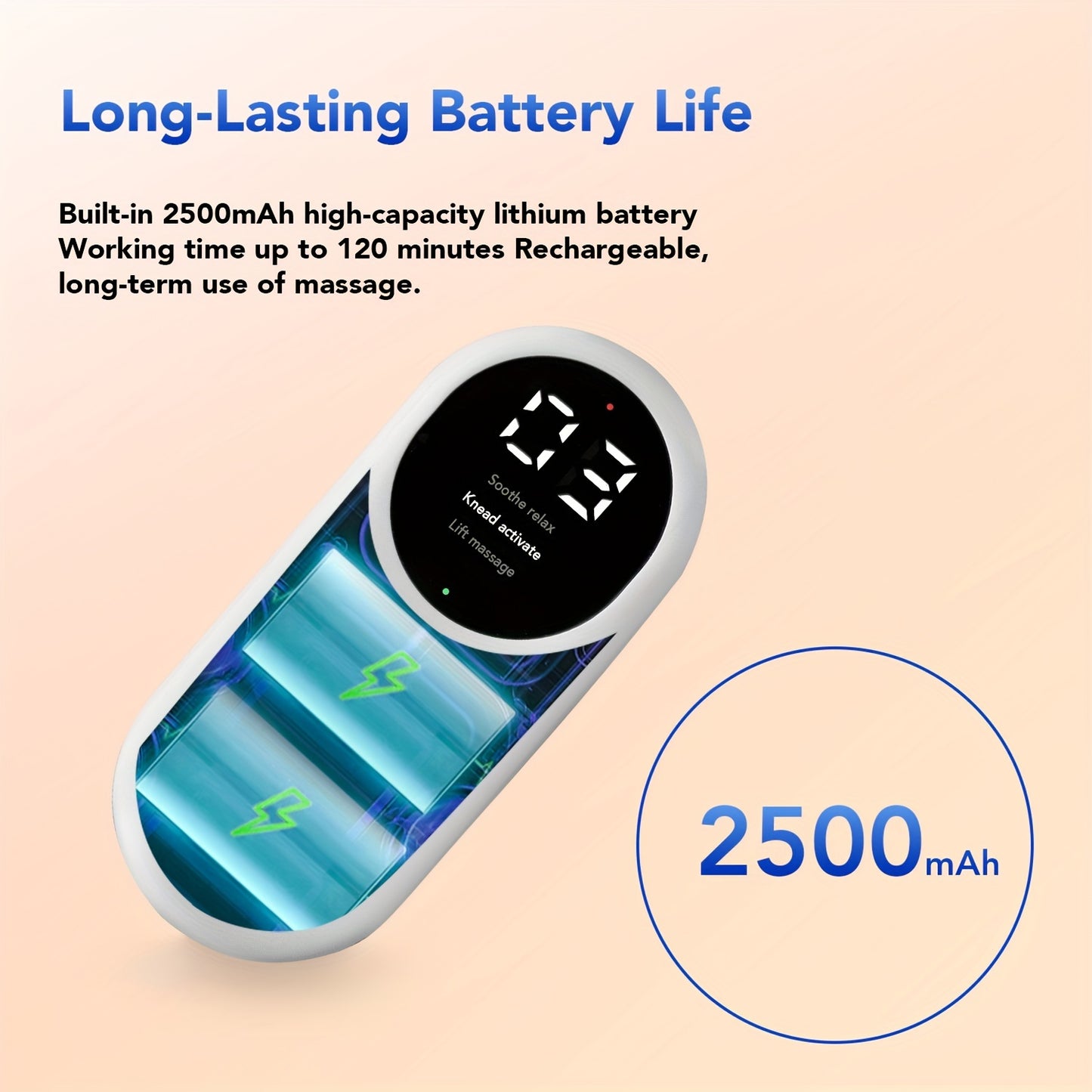 adjustable strap calf massager fitting different leg sizes comfortably