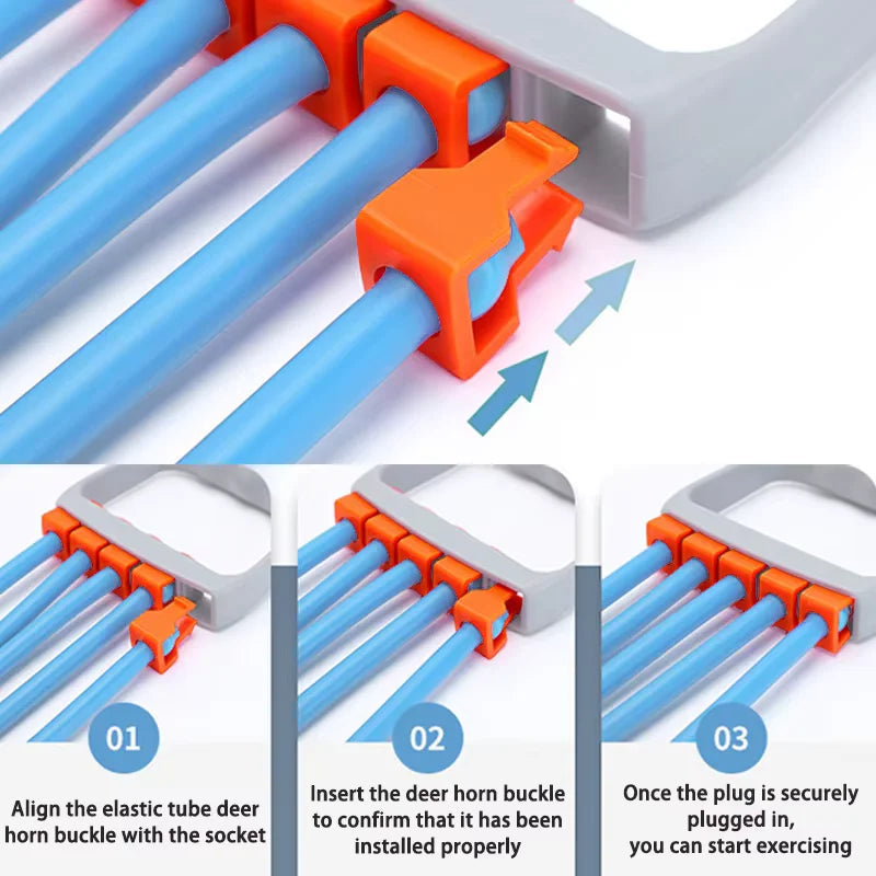 Durable Elastic Chest Expander Rope for Resistance Training