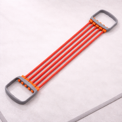 Chest shoulder expander stretch rope in red for resistance training