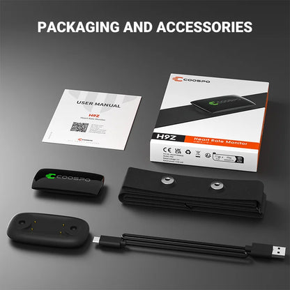 COOSPO H9Z heart rate sensor front view packaging