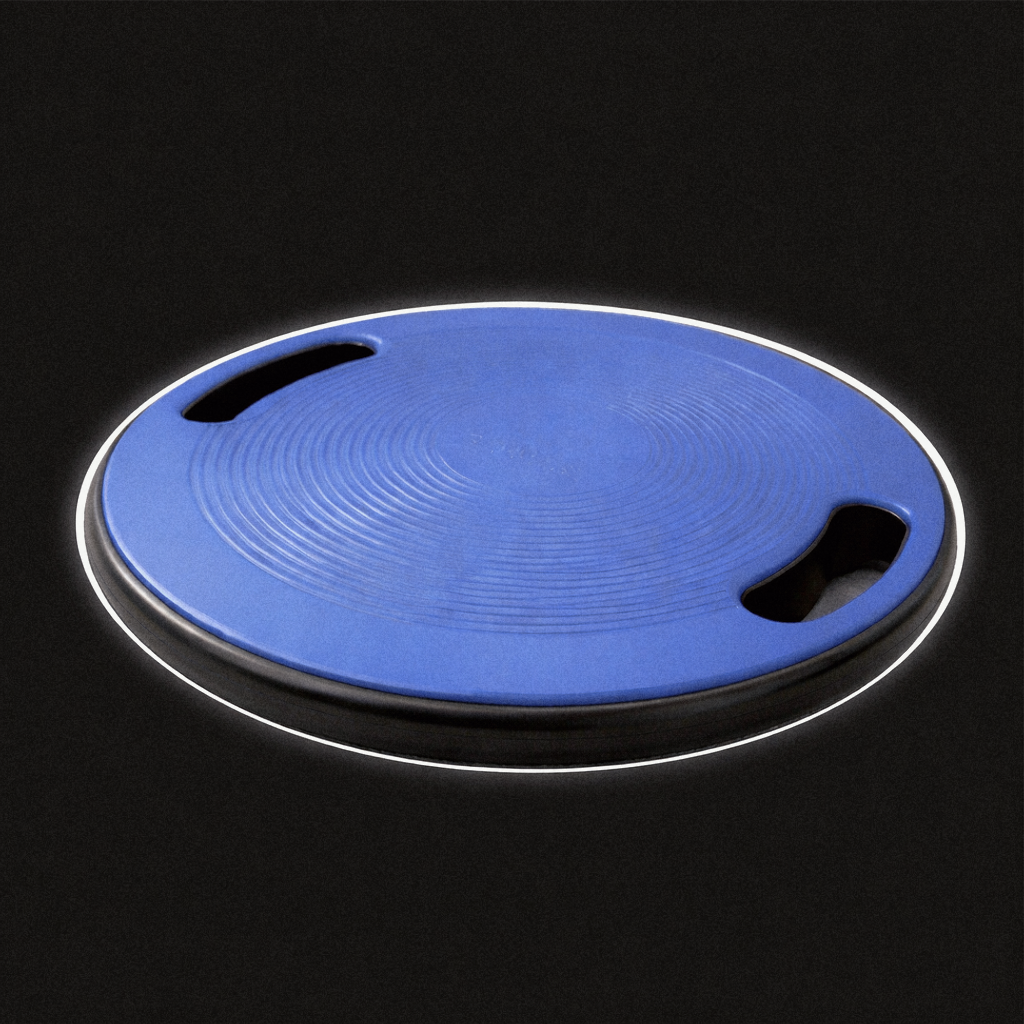 Core balance board designed for stability training, improving balance, core strength, and coordination during fitness workouts.