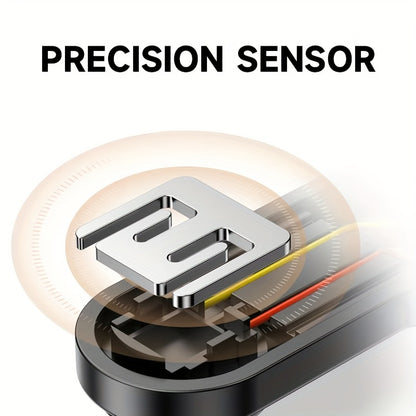 Top view of high precision digital body weight scale