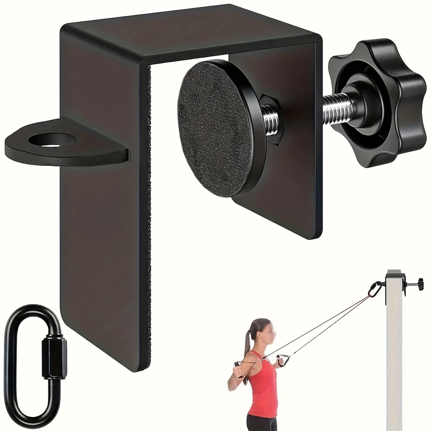 Heavy duty door anchor resistance training system with adjustable straps