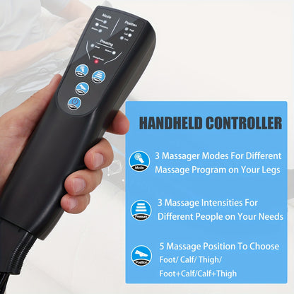 Dynamic compression therapy leg massager improving circulation